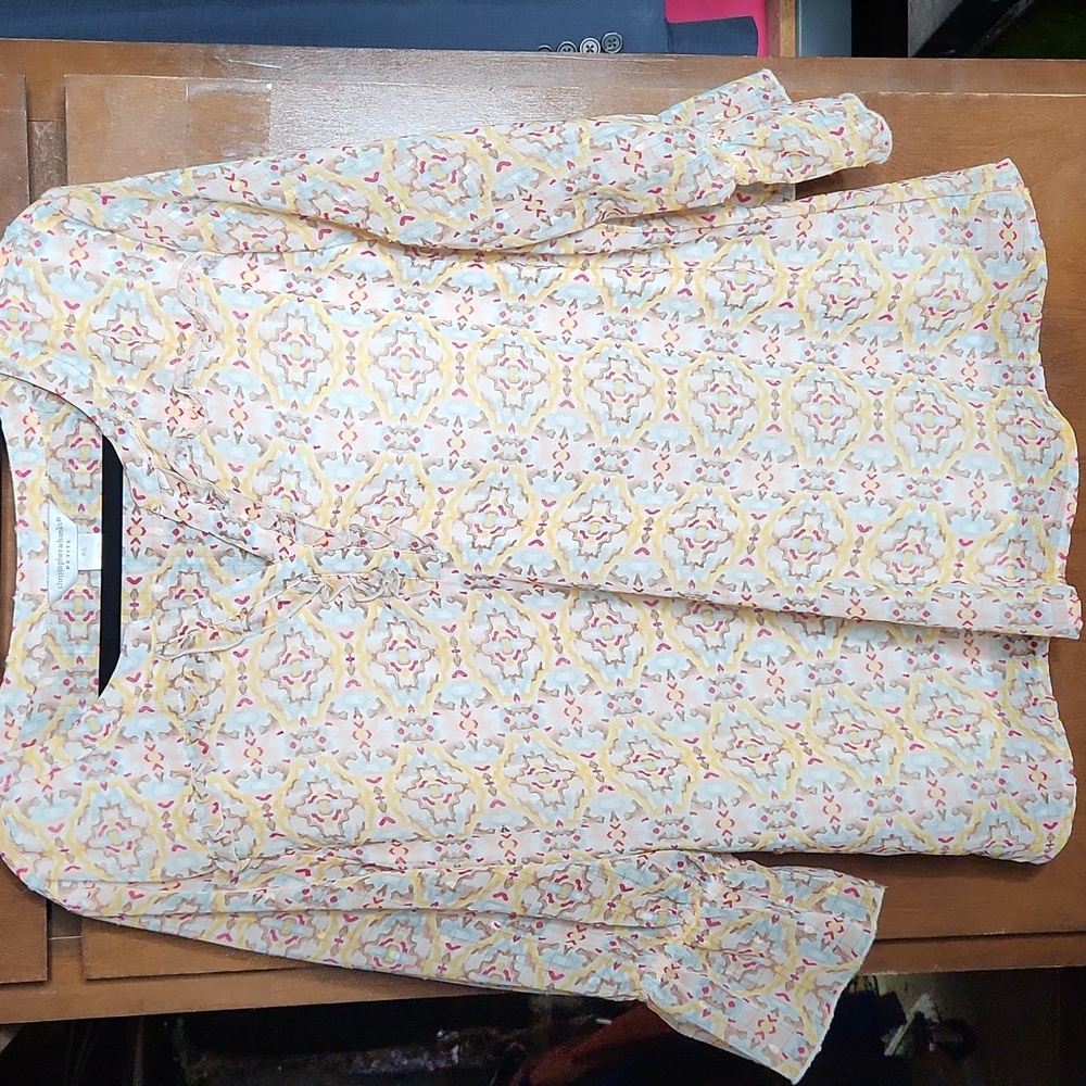Christopher & Banks Pullover Top Size Petite Large